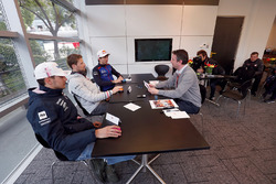 Esteban Ocon, Force India, Romain Grosjean, Haas F1 Team, Pierre Gasly, Toro Rosso
