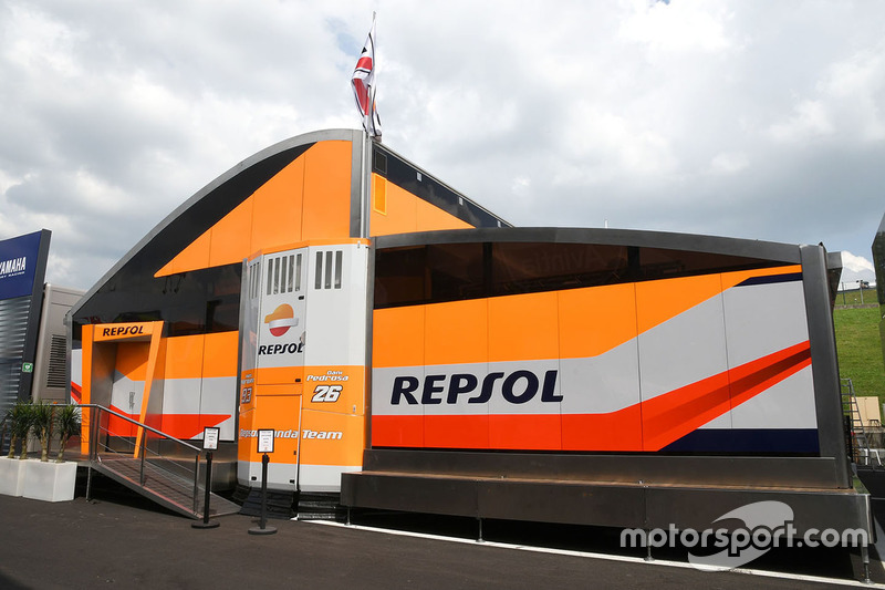Repsol Honda Team motorhome