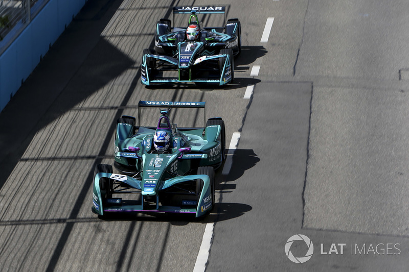 Stéphane Sarrazin, Andretti Formula E Team, Nelson Piquet Jr., Jaguar Racing
