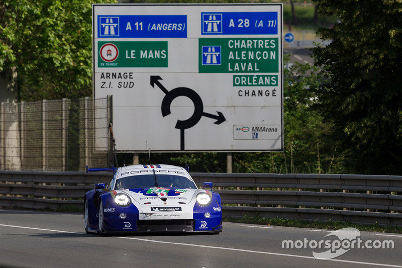 #91 Porsche GT Team Porsche 911 RSR: Richard Lietz, Gianmaria Bruni, Frédéric Makowiecki