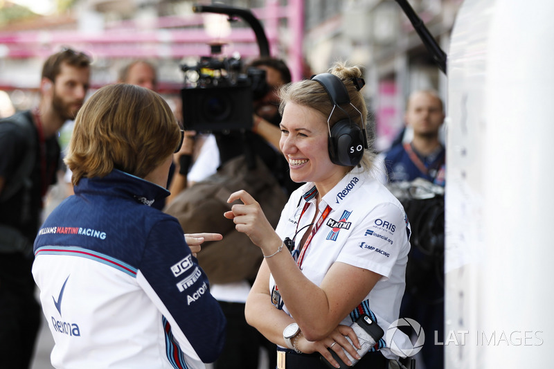 Claire Williams, Deputy Team Principal, Williams Martini Racing