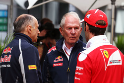 Franz Tost, Scuderia Toro Rosso Team Principal with Dr Helmut Marko, Red Bull Motorsport Consultant