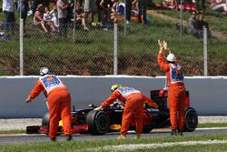 Race winner Max Verstappen, Red Bull Racing RB12 celebrates at the end of the race