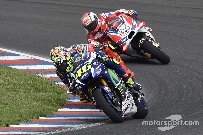 Rossi perd le contact