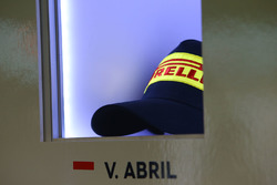Pirelli cap of Vincent Abril, Bentley Team M-Sport