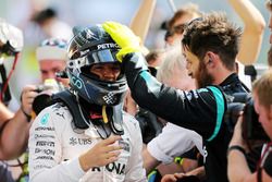 Race winner Nico Rosberg , Mercedes AMG F1 celebrates in parc ferme