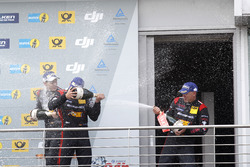 Podium: third place #88 Haribo Racing Team-AMG, Mercedes-AMG GT3: Uwe Alzen, Lance David Arnold; Maximilian Götz, Jan Seyffarth
