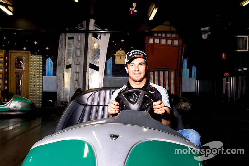 Sergio Pérez, Sahara Force India F1 visita Luna Park