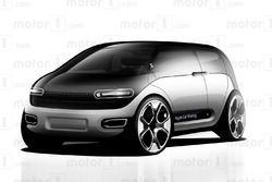 Apple Car rendering