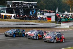 Andreas Bakkerud, Hoonigan Racing Division Ford, Timmy Hansen, Team Peugeot Hansen, Tanner Foust, Vo