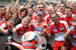 Le vainqueur Andrea Dovizioso, Ducati Team