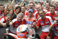 Il vincitore della gara Andrea Dovizioso, Ducati Team