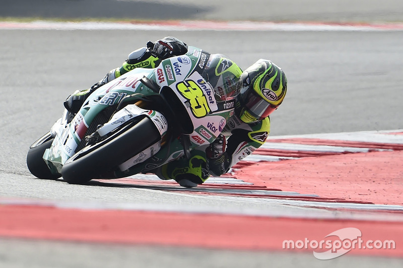Cal Crutchlow foi outro que não teve o mesmo rendimento das corridas anteriores, concluindo a prova no nono lugar.