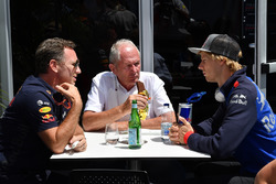 ccho, Dr Helmut Marko, Red Bull Motorsport Consultant and Brendon Hartley, Scuderia Toro Rosso