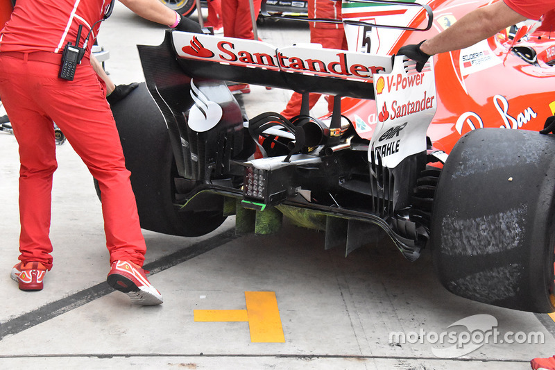 Ferrari SF70H diffuser