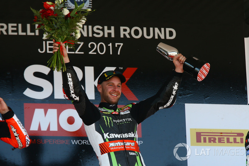 Podium: Jonathan Rea, Kawasaki Racing