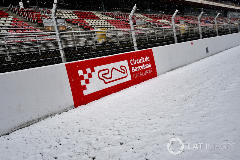 La nieve frena el test