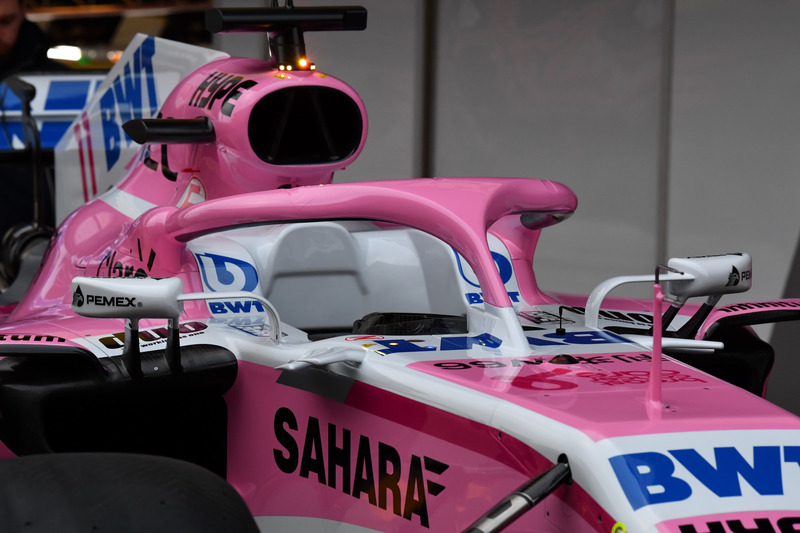 Sahara Force India VJM11 halo detail