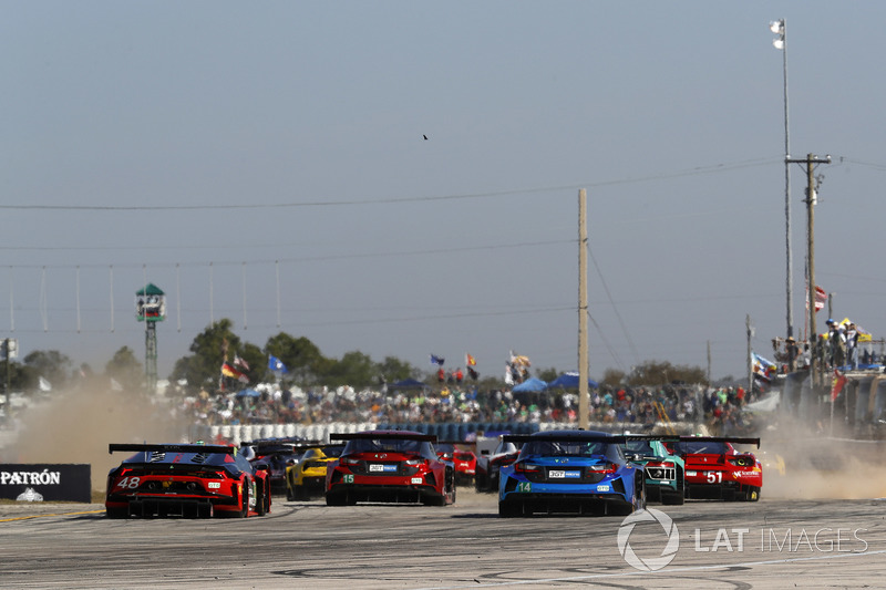 #48 Paul Miller Racing Lamborghini Huracan GT3, GTD: Madison Snow, Bryan Sellers, Corey Lewis, #15 3