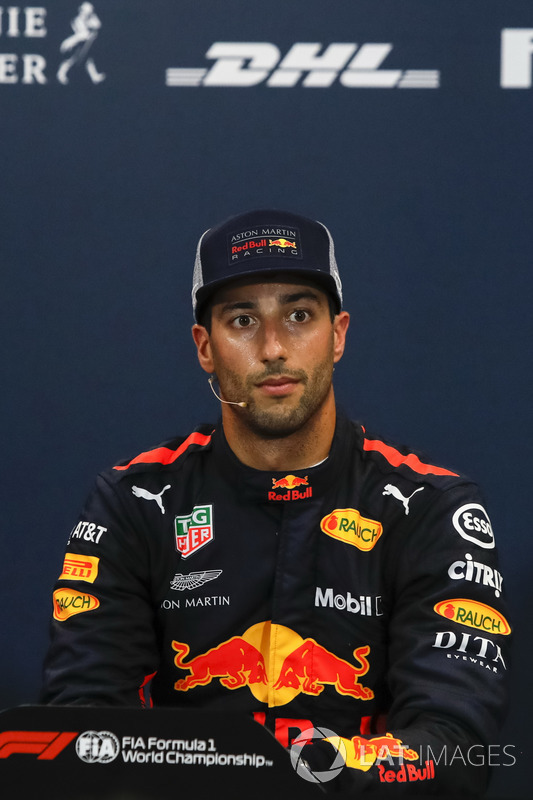 Daniel Ricciardo, Red Bull Racing in the Press Conference