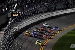 Ryan Blaney, Team Penske Ford Fusion takes the checkered flag