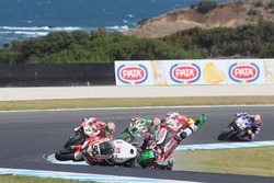 La caduta Eugene Laverty, Milwaukee Aprilia