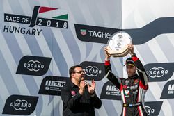 Podio: segundo lugar Esteban Guerrieri, ALL-INKL.COM Münnich Motorsport Honda Civic Type R TCR