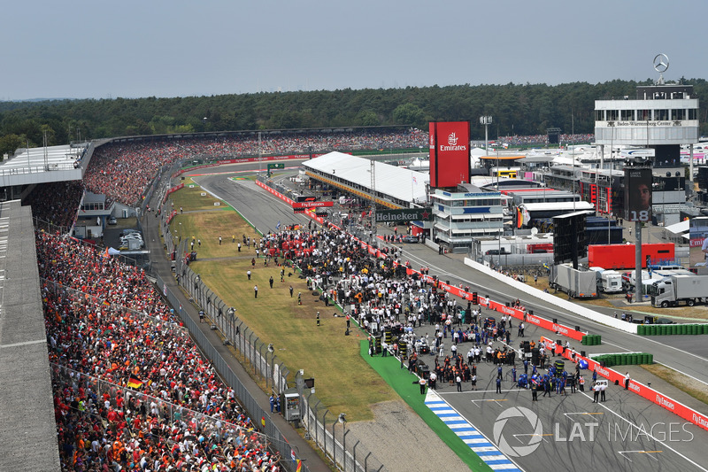 F1 2018 - Német Nagydíj - rajtrács, kulisszák mögött, felvonulás, sztárok...