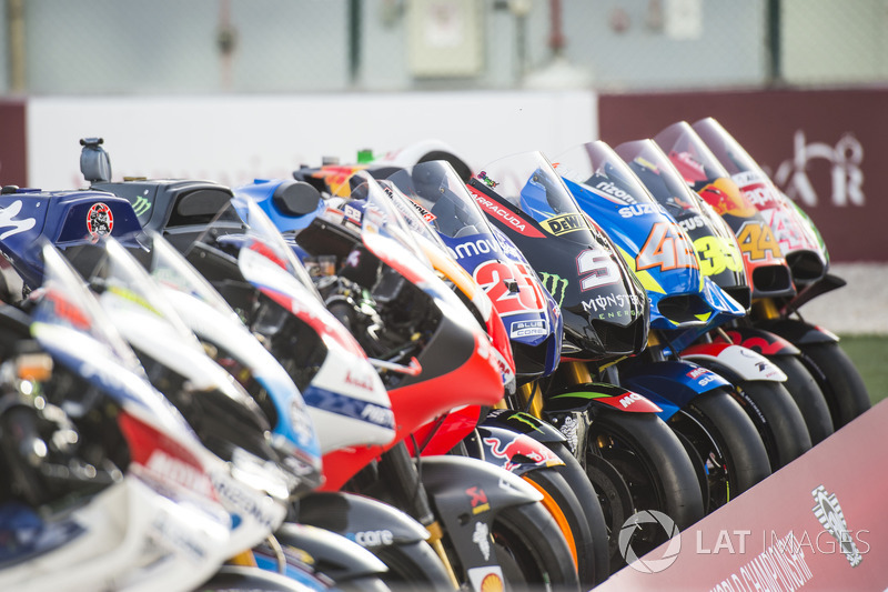 MotoGP bikes