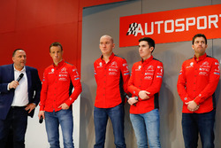 Yves Matton con i piloti Citroen WRC Kris Meeke e Craig Breen