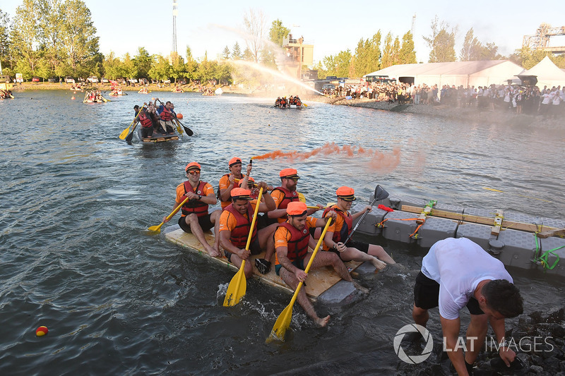 McLaren at the raft race