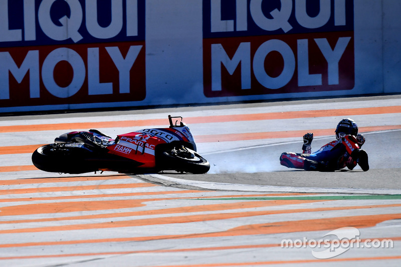 Sturz: Scott Redding, Pramac Racing