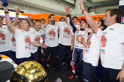 Worldchampion Marc Marquez, Repsol Honda Team with the team