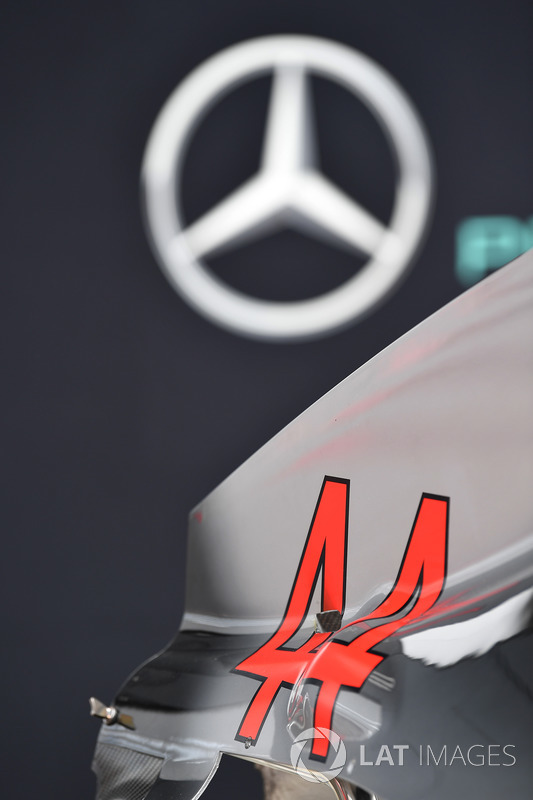 Parti della carrozzeria della Mercedes-AMG F1 W09