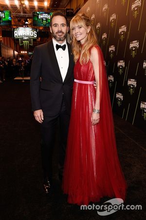 Jimmie Johnson y su esposa Chandra