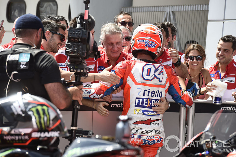 Third place Andrea Dovizioso, Ducati Team