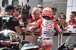 Обладатель третьего места в квалификации Андреа Довициозо, Ducati Team