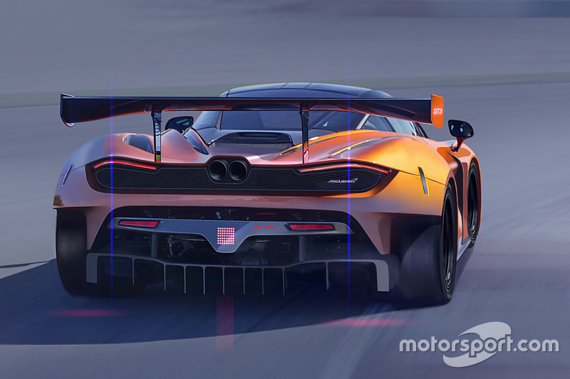 McLaren 720S GT3 rendering