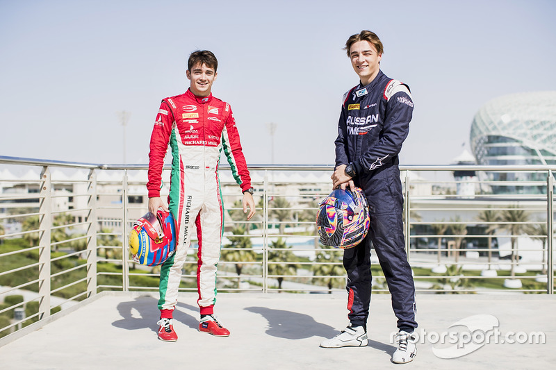 Charles Leclerc, PREMA Powerteam and Artem Markelov, RUSSIAN TIME