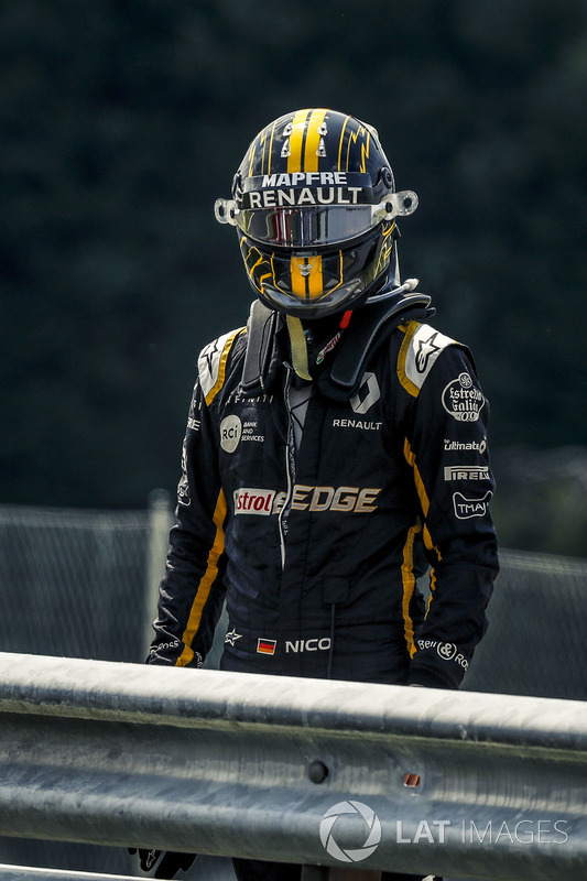 Nico Hulkenberg, Renault Sport F1 Team zatrzymanie na torze