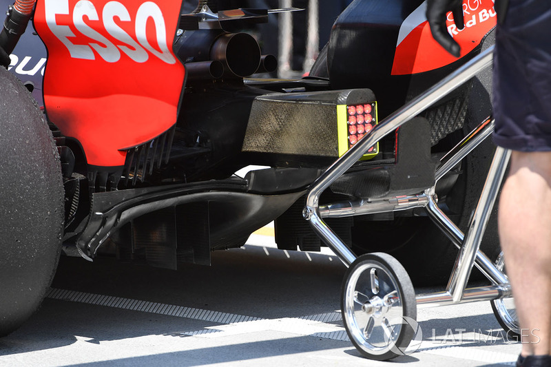 Red Bull Racing RB14 rear diffuser