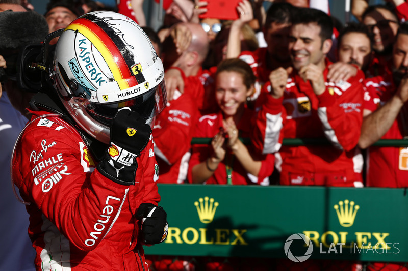 Победитель Себастьян Феттель, Ferrari