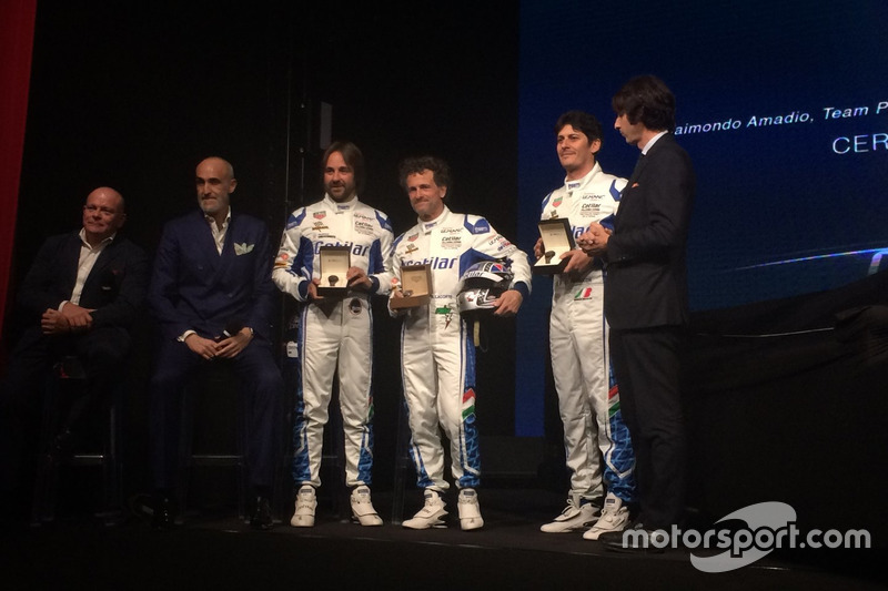 I piloti Villorba Corse 2018: Roberto Lacorte, Giorgio Sernagiotto e Andrea Belicchi