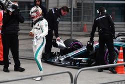 Lewis Hamilton, Mercedes-AMG F1 in parc ferme