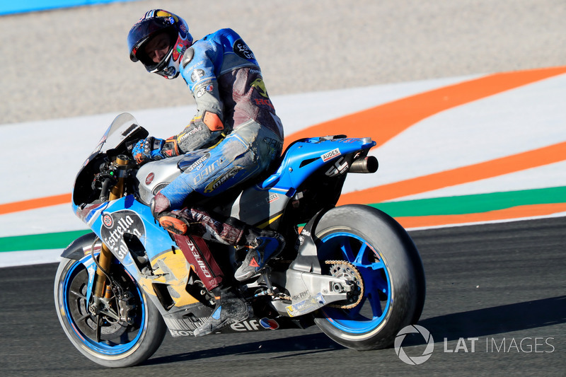 Jack Miller, Estrella Galicia 0,0 Marc VDS, after the crash