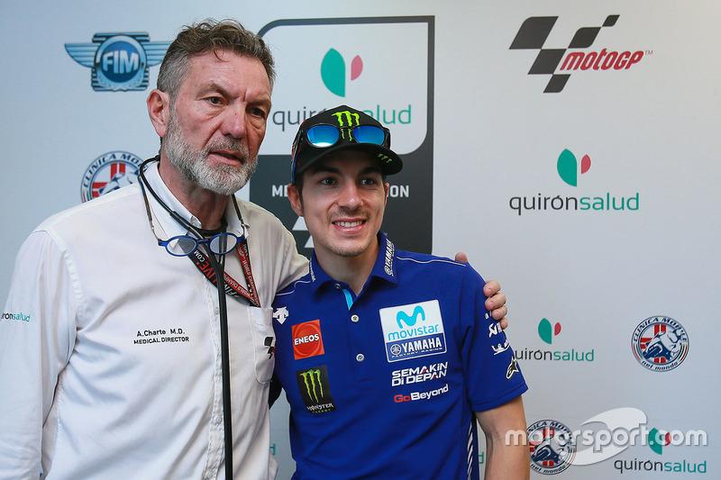 Maverick Viñales, Yamaha Factory Racing, Dr Angel Charte, MotoGP Medical Director