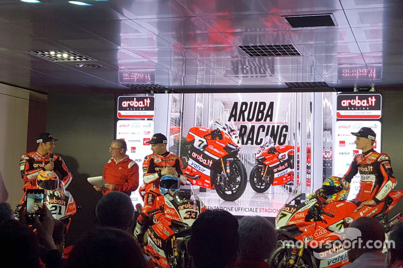 Michael Ruben Rinaldi, Marco Melandri, Chaz Davies, Ducati Team