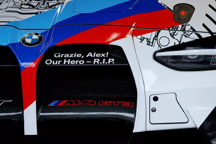 Tributes to Alex Zanardi on the Team WRT BMW