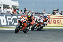 Lorenzo Savadori, IodaRacing Team et Joshua Brookes, Milwaukee BMW