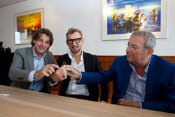Menno de Jong, Bernhard van Oranje, Hans Ernst bij overname Circuit Park Zandvoort